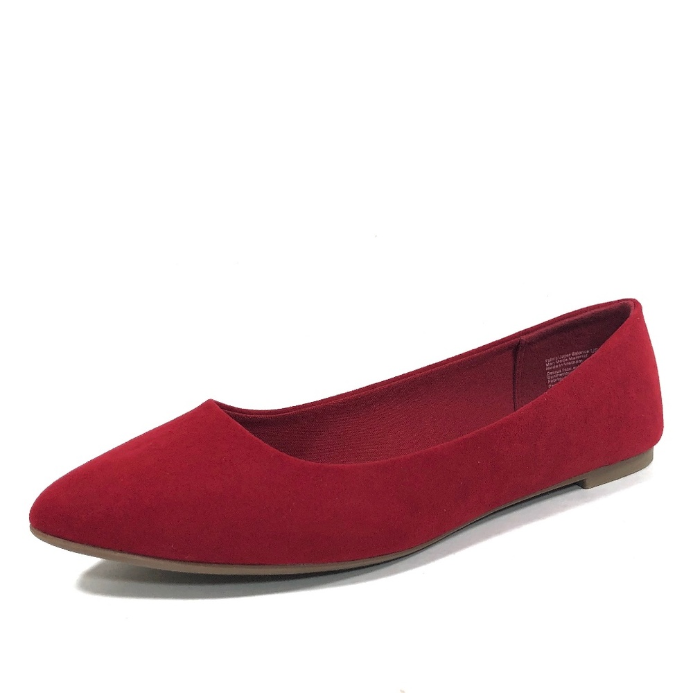 Women’s Christian Siriano Red Point Flat Size 7.5W